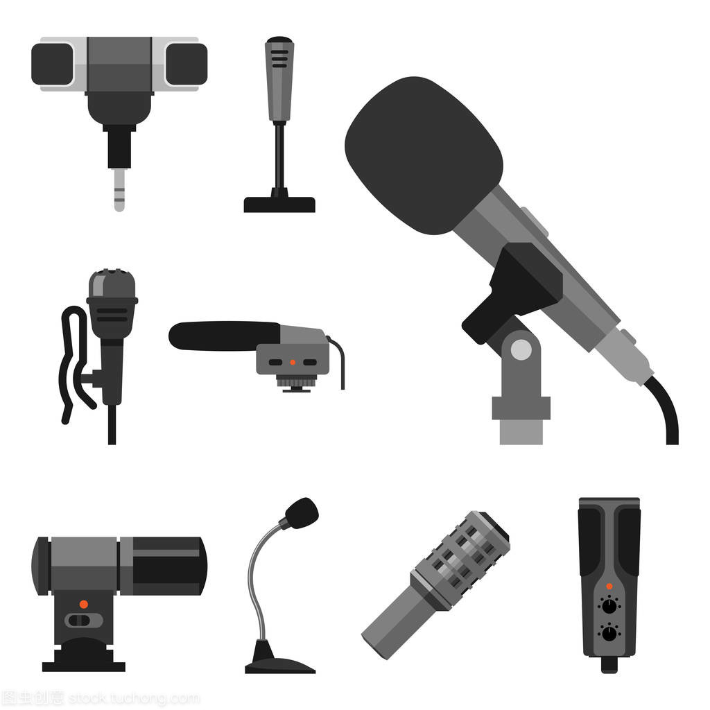 多种麦克风类型及其应用场景概览
